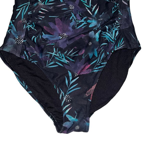 NIP TUCK SWIM Joanne Black Tropical Print One-Piece Multi-Fit Cup Swimsu… - Picture 7 of 8